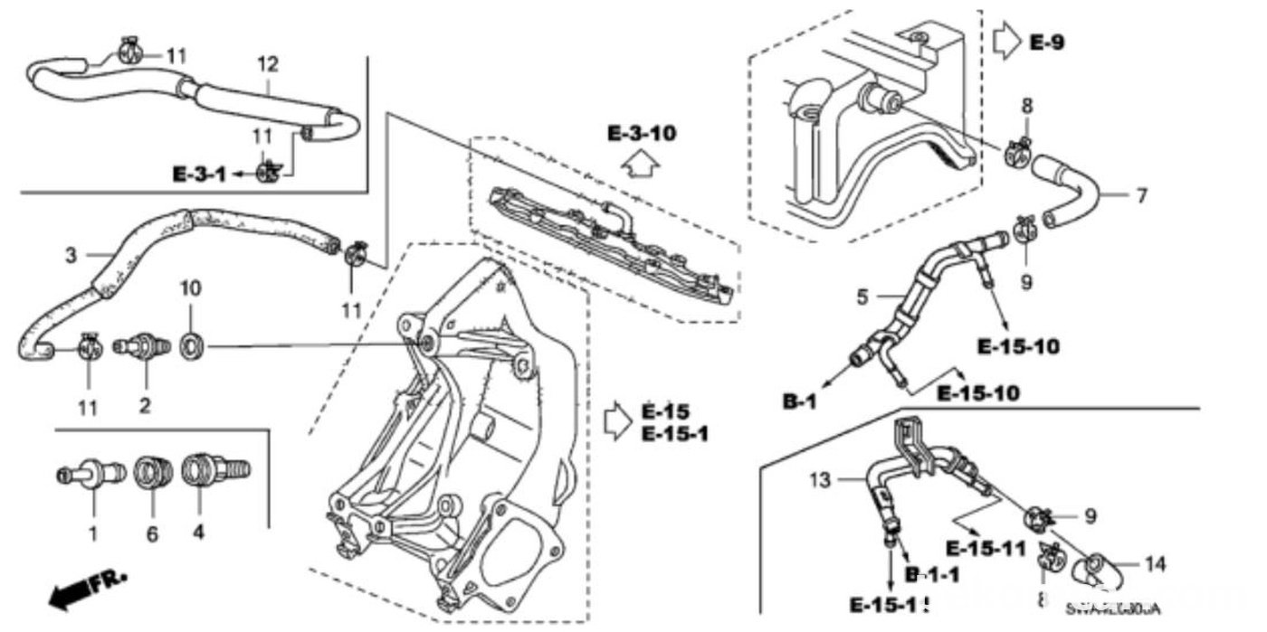 #1. 17130-PNA-003 VALVE ASSY., PCV Genuine Honda (단종된듯 하나 확실하지 않음)
#2. 17130-PND-A01Valve Assembly, PCV (개선품처럼 판단됨, 확실하지 않음)
참고사항: #1번 바꾸어도 된다. 이건 교환도 단순하다. 하지만 #2를 선택하면 교환시 벨트풀고 파워펌프, 텐셔너등도 다 풀어야 한다.|贝科姆汽车 (bekomcar)