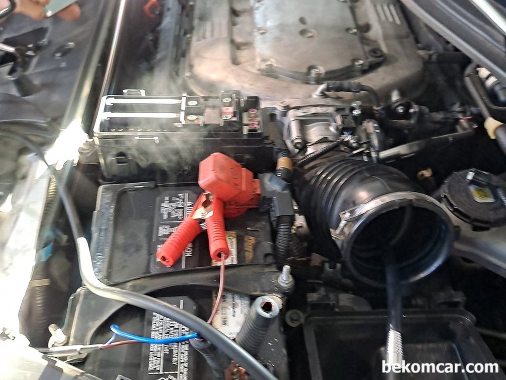 혼다 오딧세이 간헐적 RPM변동, 스모크테스트|贝科姆汽车 (bekomcar)