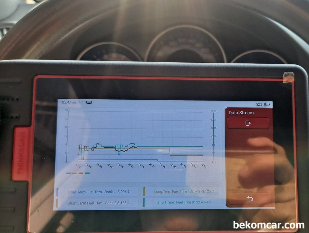 혼다 레전드 토털 연료보정값 +-10.0%이내, 정상범위|bekomcar.com