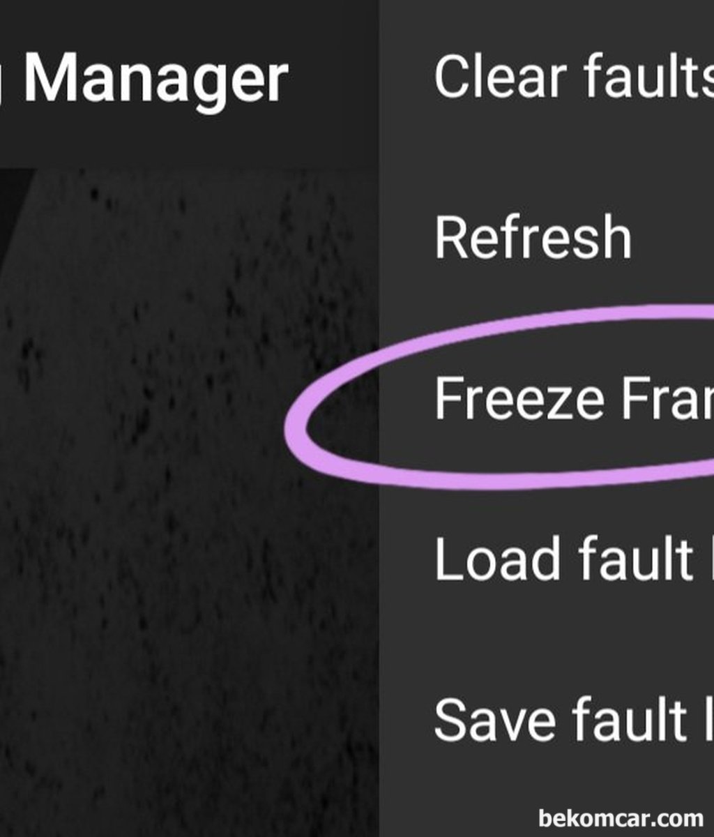 자동차진단시 블랙박스 나 CCTV 역할을 하는 Freeze frame data (FFD) 는 무엇이고 왜 중요한가요?|bekomcar.com