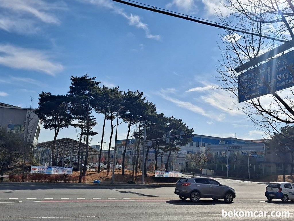 대전 대덕테크노벨리 입구에서 바라본 사진이다|贝科姆汽车 (bekomcar)