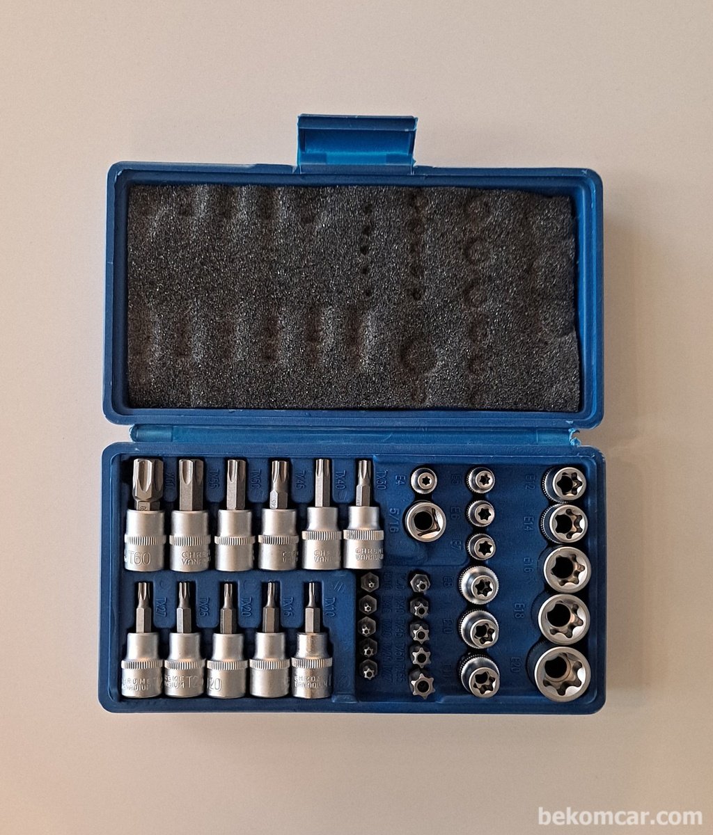 별소켓 Torx소켓 1/4" 와 3/8" 세트|베콤카 (bekomcar.com)