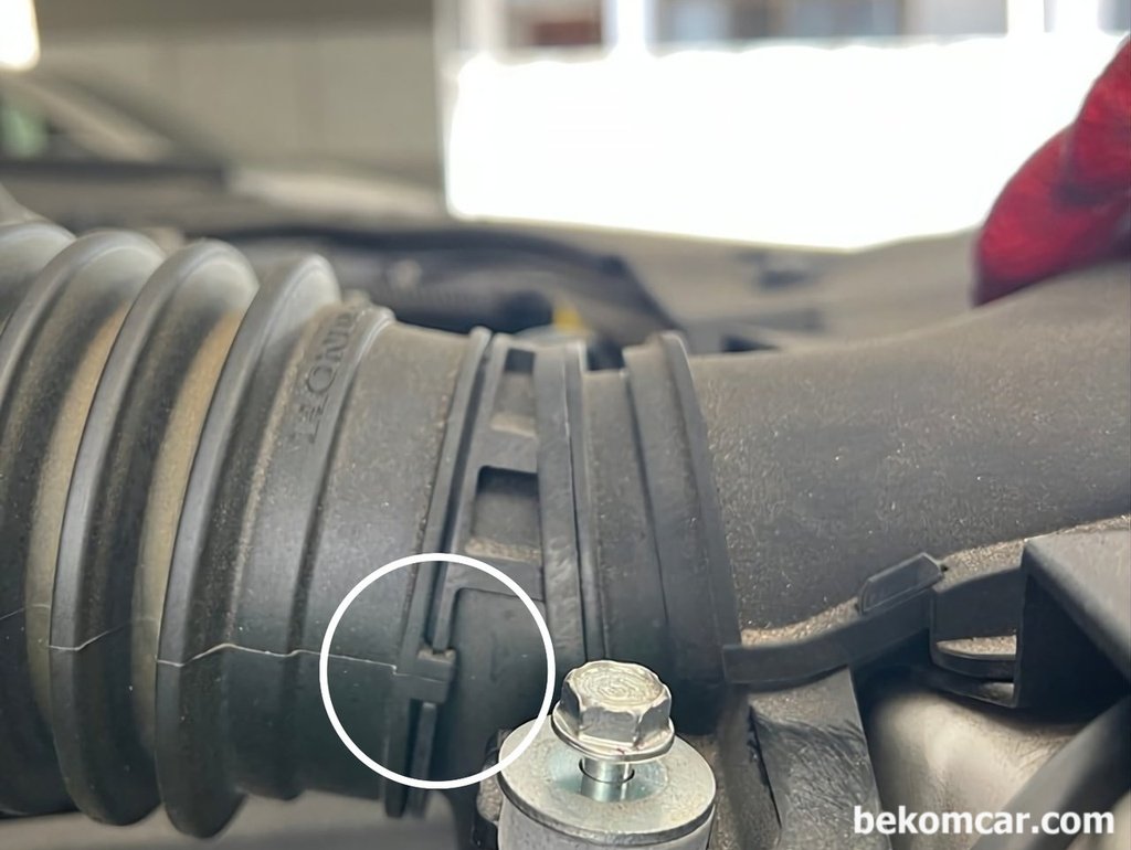 에어덕 호스 인테이크 덕등 작업시 참고사항|贝科姆汽车 (bekomcar)