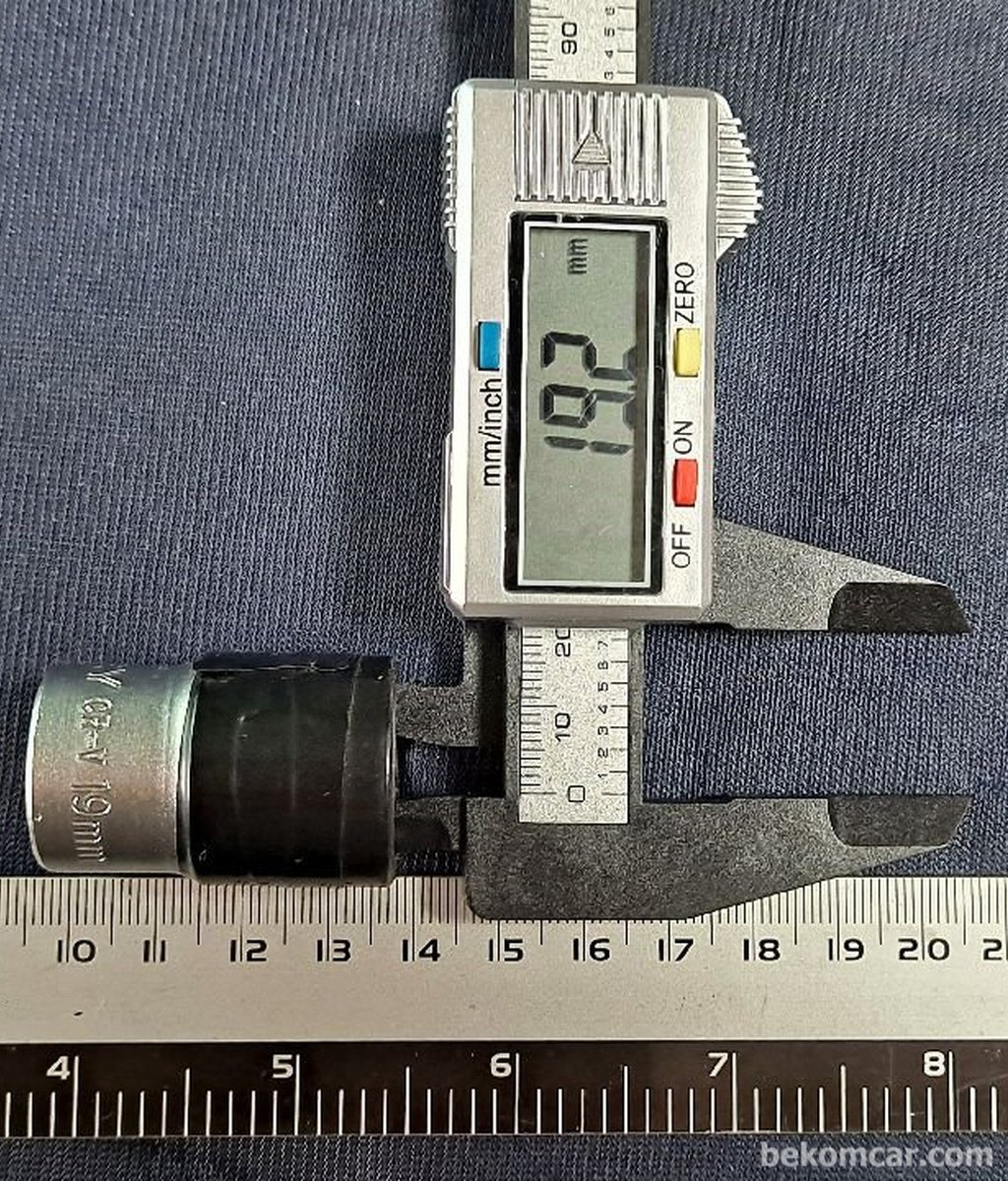 19mm 6각 소켓, 1/2"|베콤카 (bekomcar.com)