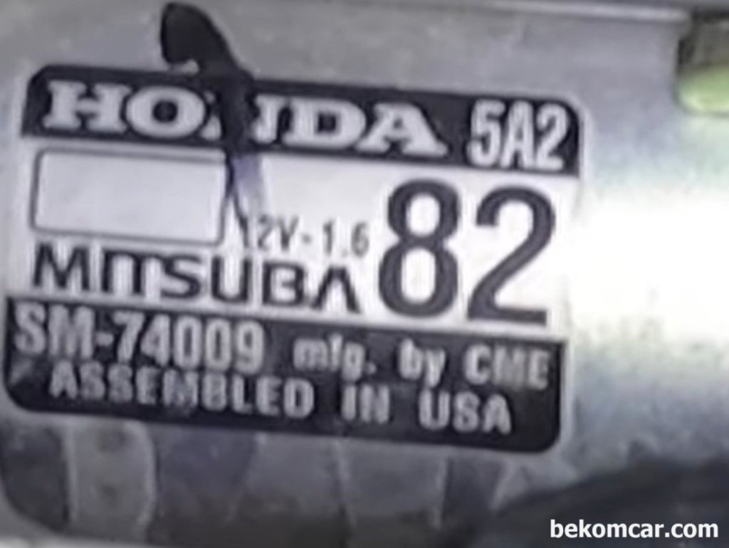 9세대 어코드용 MITSUBA 스타터모터 SM 74009|베콤카 (bekomcar.com)