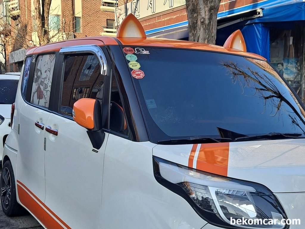 기아 레이 차량, 멋있게 튜닝했다. 토끼인지 도깨비인지|贝科姆汽车 (bekomcar)