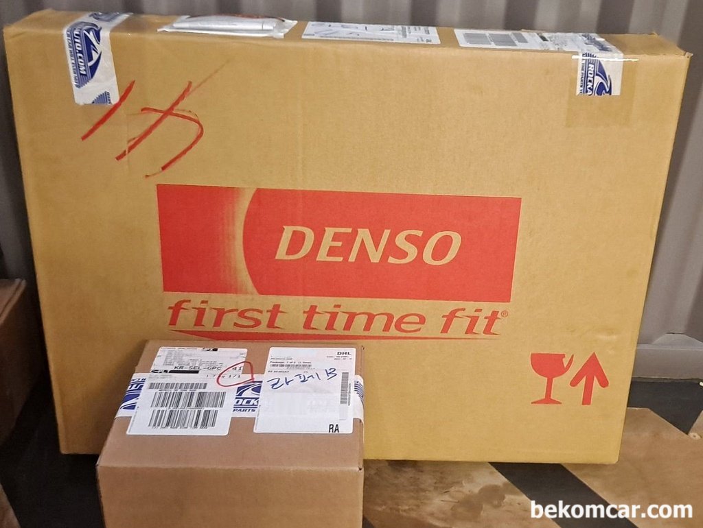 시빅 8세대 1.8 의 라디에이터 누수, Denso 라디에이터 교환|베콤카 (bekomcar.com)