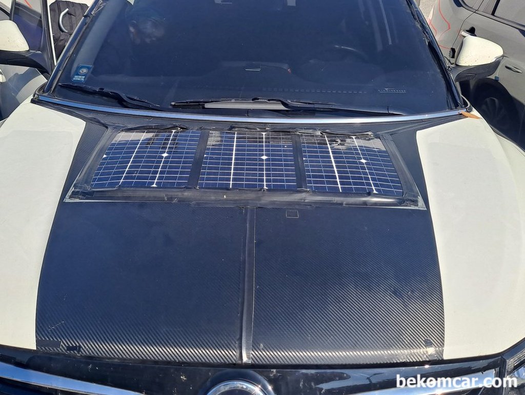 본네트위에 태양열패널 장착한 2016년 쌍용 티볼리 1500cc|贝科姆汽车 (bekomcar)