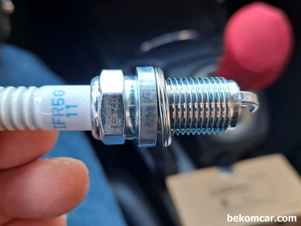 현대 에쿠스 3.8L 람다엔진 점화플러그 NGK IFR5G11,  6개 1세트|贝科姆汽车 (bekomcar)