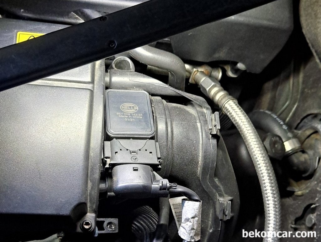 벤츠 W211 E200K 와 중국산 Hella MAF센서|ベコムカー (bekomcar)