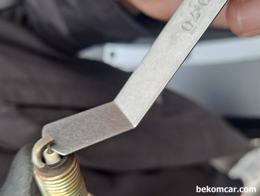 점화플러그 간극측정, 혼다어코드1.5T GDI|بيكومكار  (bekomcar)
