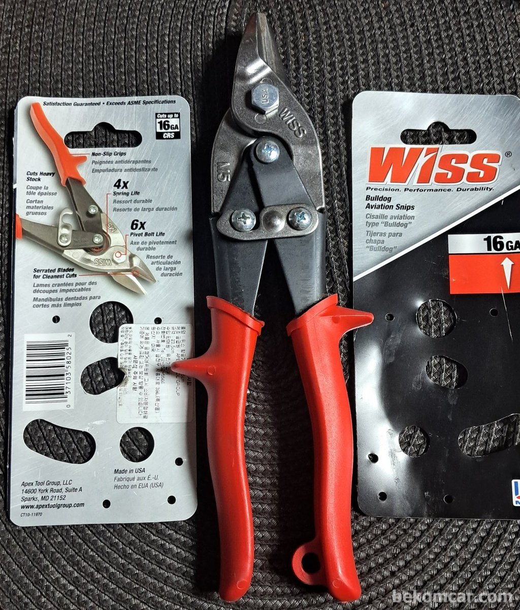 WISS 항공가위, 함석등 메탈시트 가위 16ga|베콤카 (bekomcar.com)