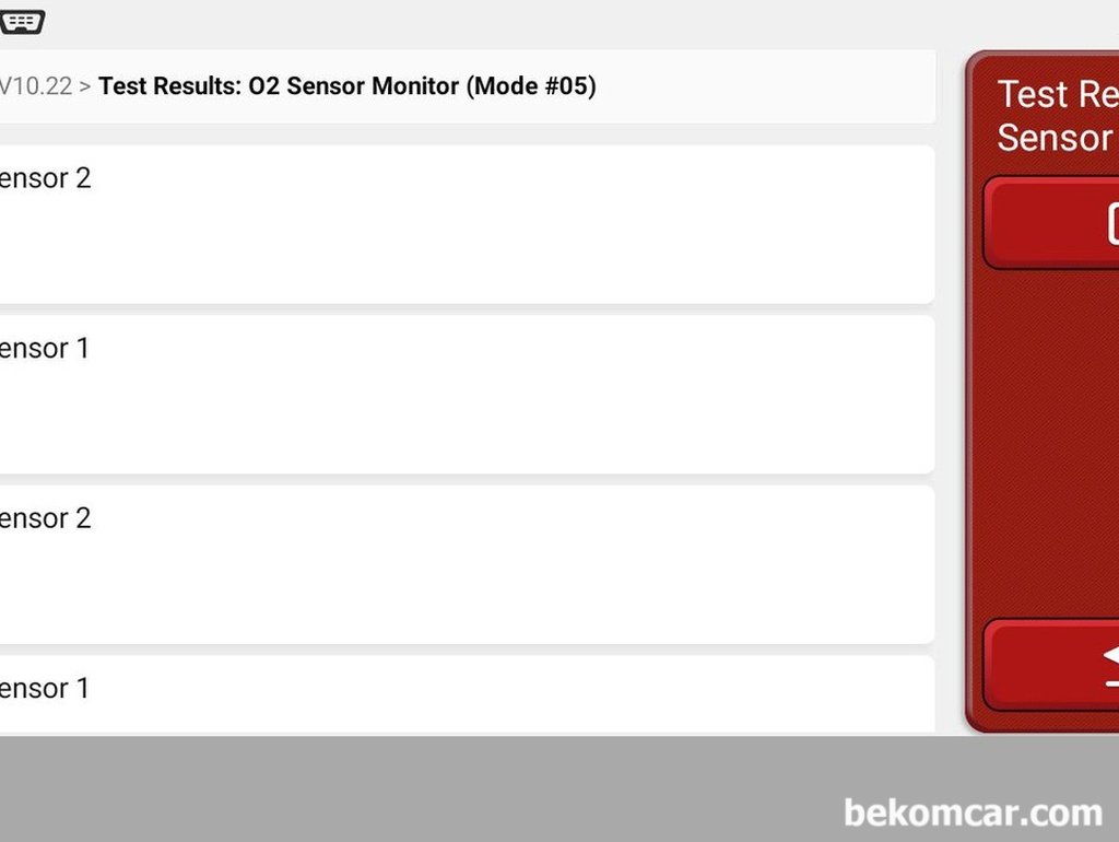 글로벌 OBD2 활용편, 산소센서1번 & 2번 고장상태 파악하기 Mode #05|베콤카 (bekomcar.com)