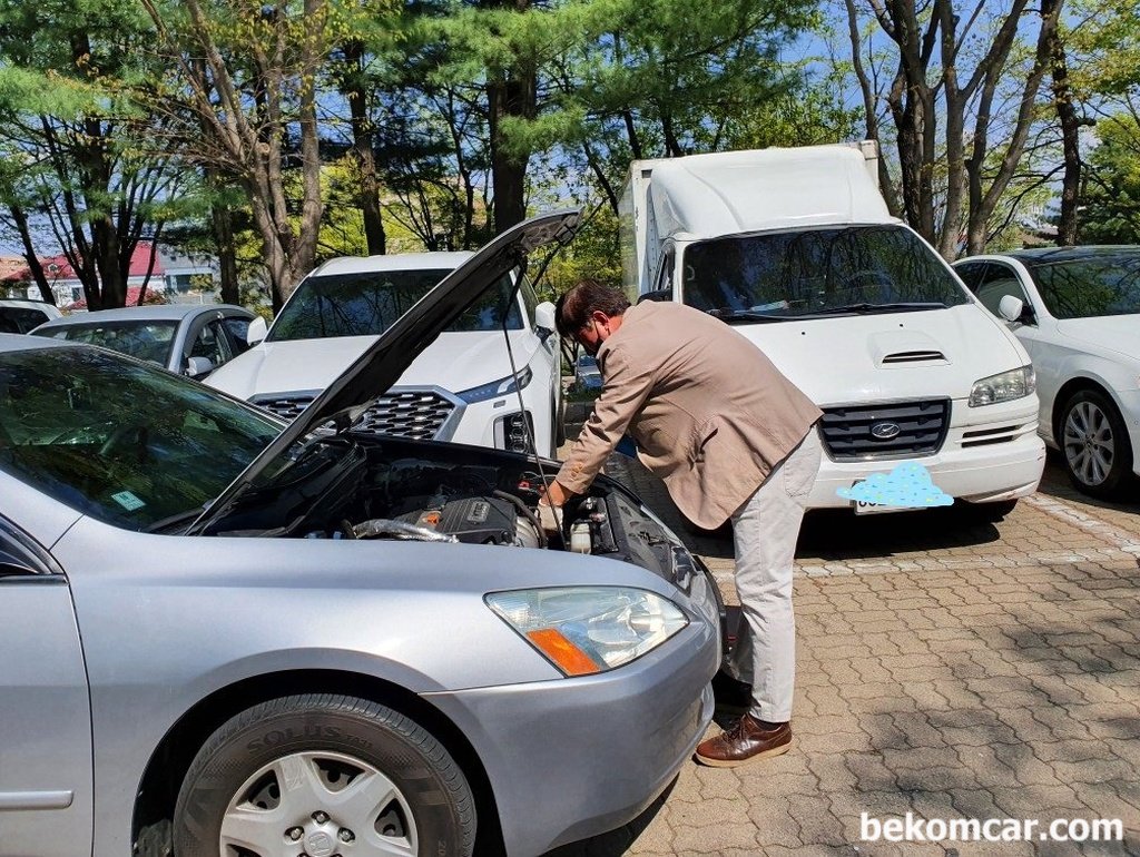 출장 차량점검, 혼다 어코드 7세대 엔진등 점검|bekomcar.com