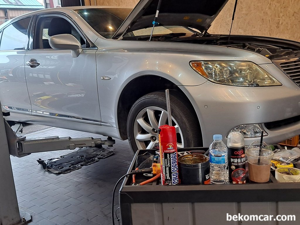 렉서스 LS460 라디에이터 & 호스 교체, LS460 필수정비|ベコムカー (bekomcar)