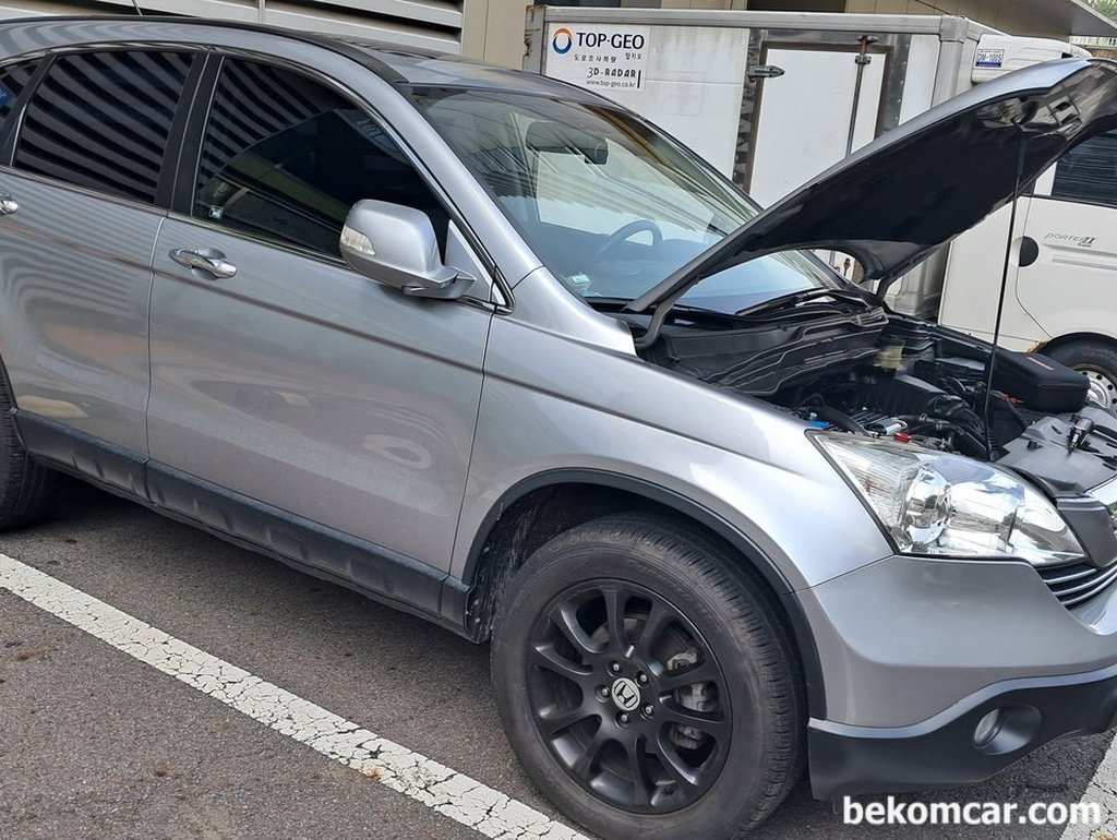 혼다 CRV 3세대 엔진룸 탄냄새 와 연기진단|ベコムカー (bekomcar)