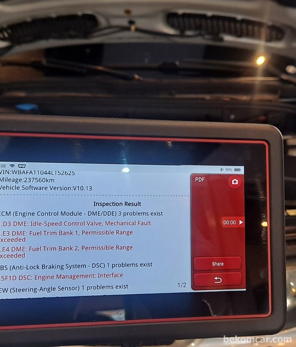 BMW X5 IAC밸브. 수리하느냐 교환하느냐, 정비사의 판단이 중요|베콤카 (bekomcar.com)