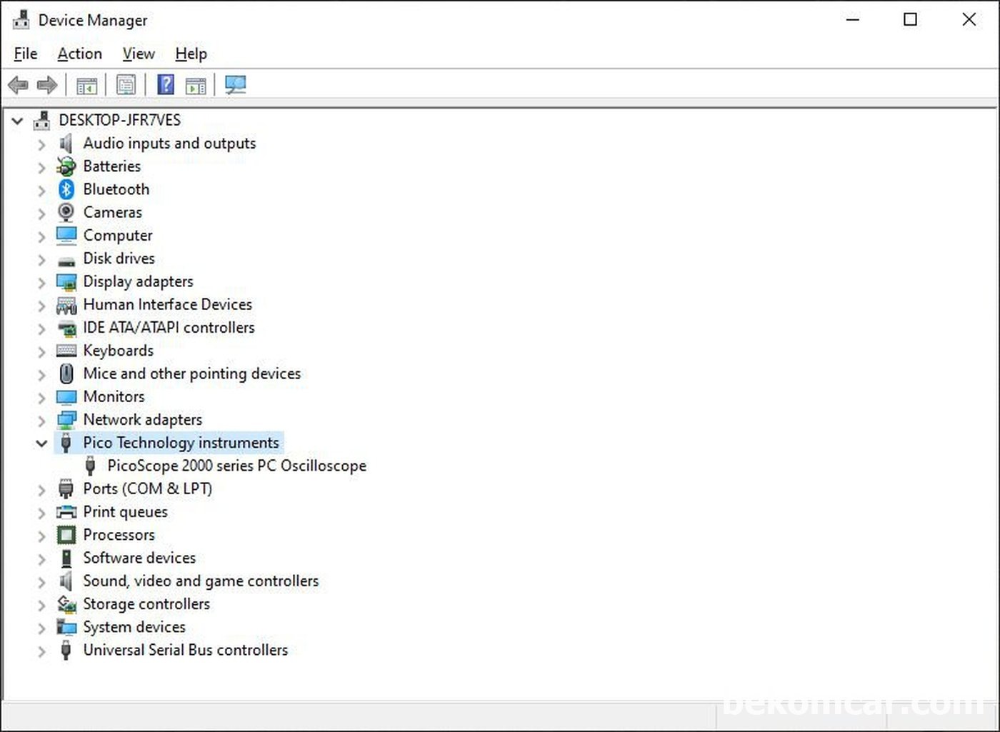 Device Manager, PicoScope_7_TandM_Early_Access_7.1.24.18443 installed ok|베콤카 (bekomcar.com)
