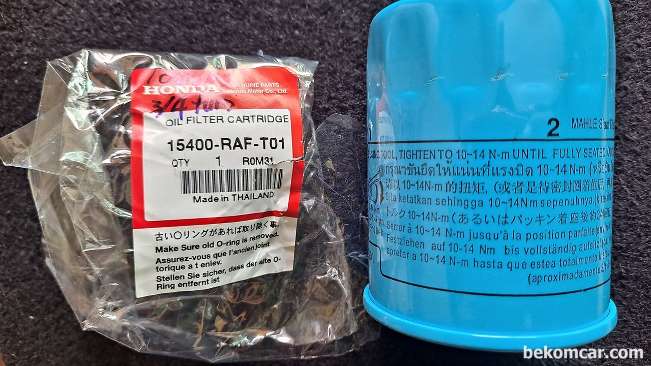 엔진 오일 필터 15400-RAF-T01, |베콤카 (bekomcar.com)