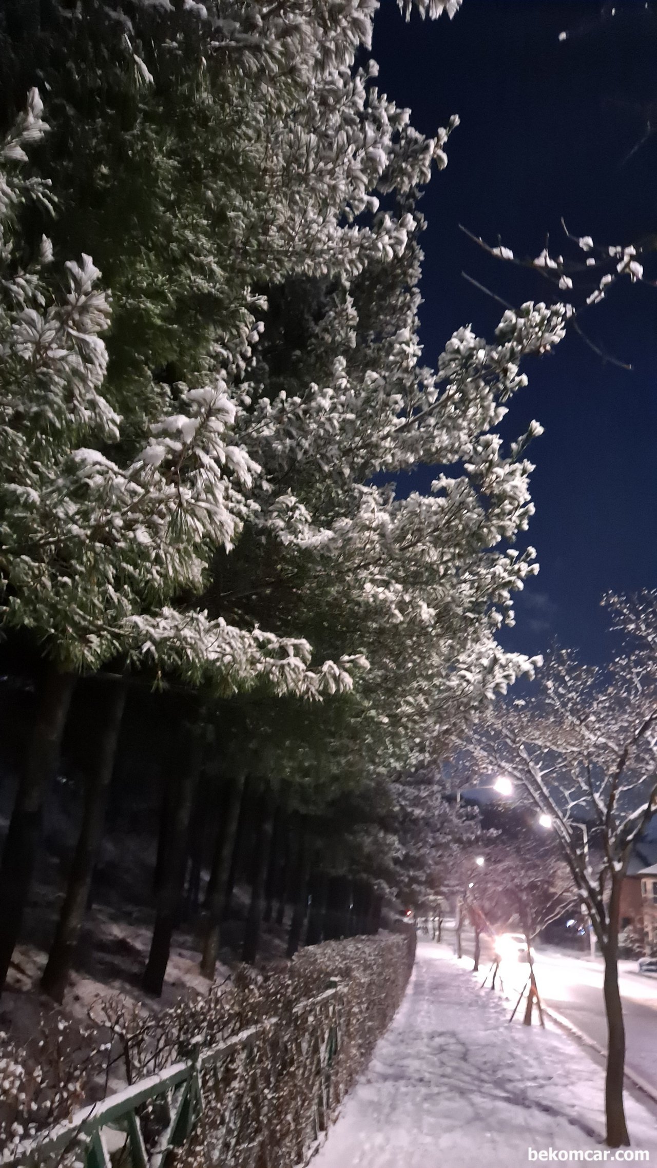 눈이 오고난후, 아침 출근길 모습, 지난주말에 내린 눈. 초저녁 퇴근길 정발산의 모습.|贝科姆汽车 (bekomcar)
