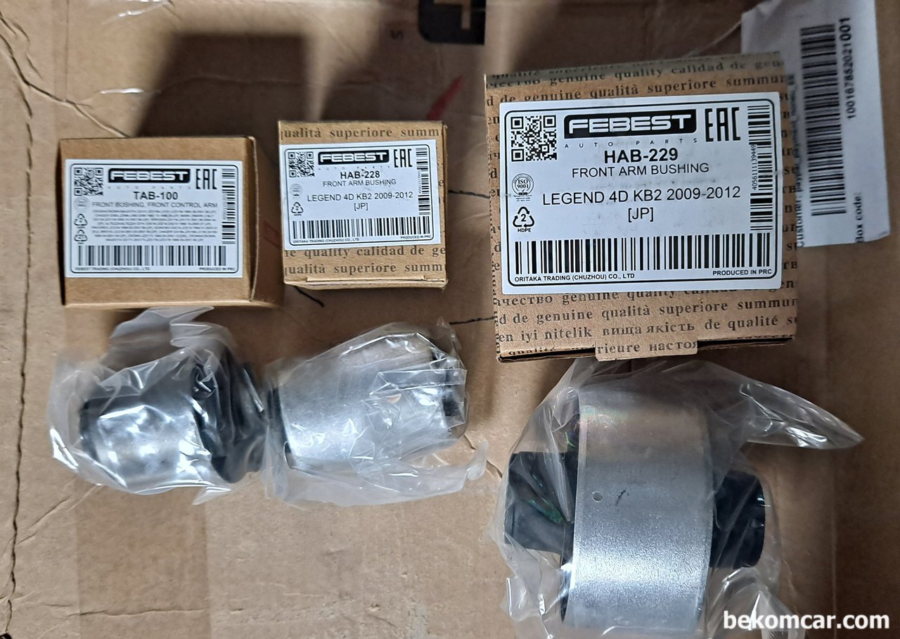 FEBEST TAB-100, HAB-228, HAB-229 혼다 레전드 콘트롤암 부싱, |베콤카 (bekomcar.com)