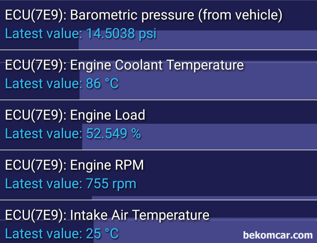 OBD2 실시간 차량내 정보파악하여 진단하기, |베콤카 (bekomcar.com)