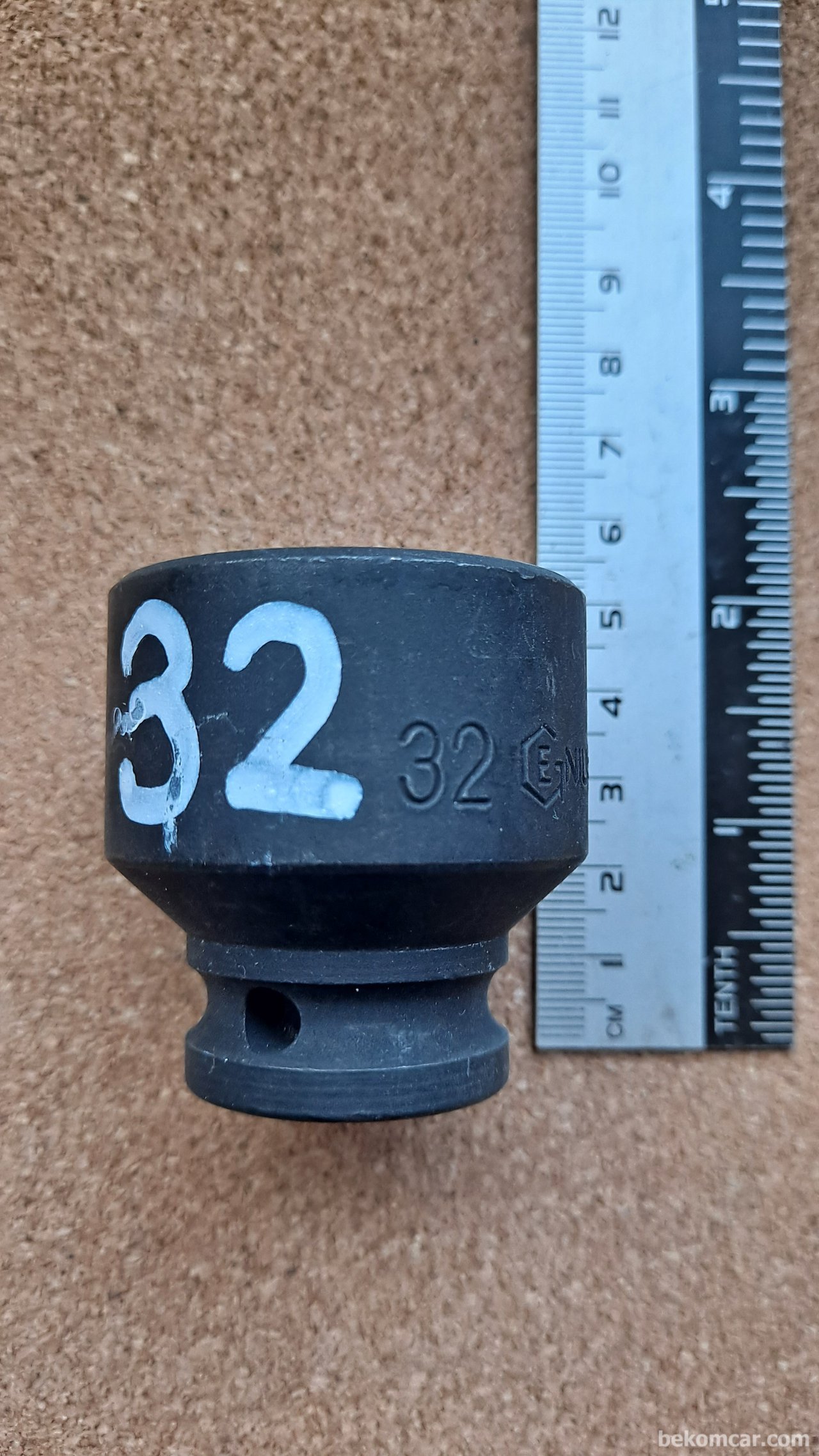 6각 32mm 임팩트용 1/2" 소켓|bekomcar.com