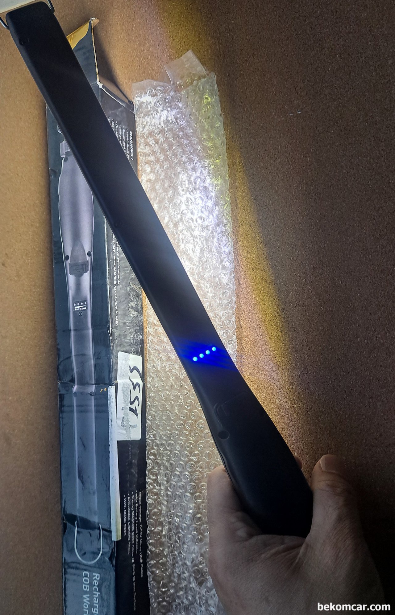 휴대용과 좀 큰 자동차 COB LED 정비점검등 비교해본다, 자동차 점검 라이트|bekomcar.com