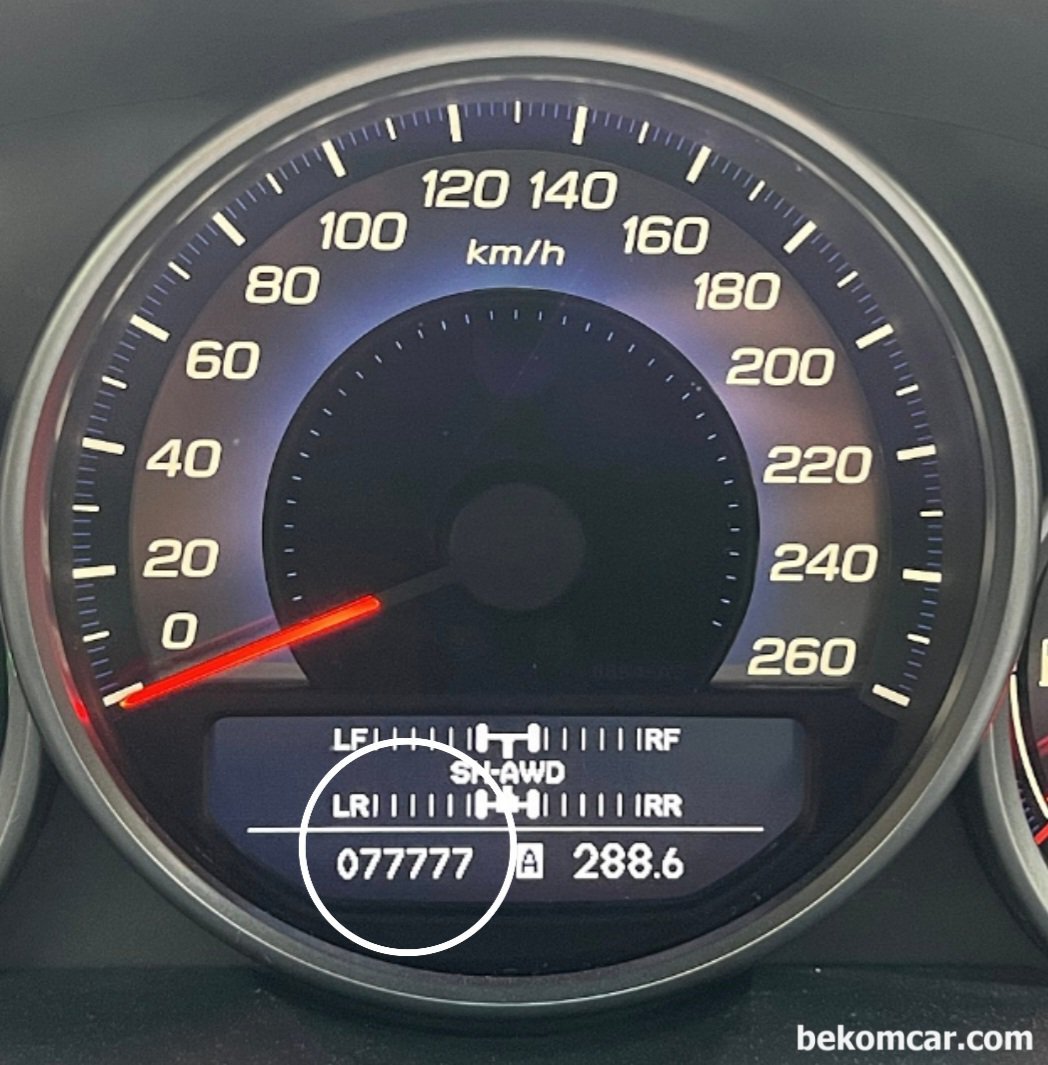 혼다 레전드 주행키로수가 77,777km 이다, 혼다 레전드 주행키로수가 77,777km. 사진제공: 혼다클럽 https://cafe.naver.com/30o6346|贝科姆汽车 (bekomcar)