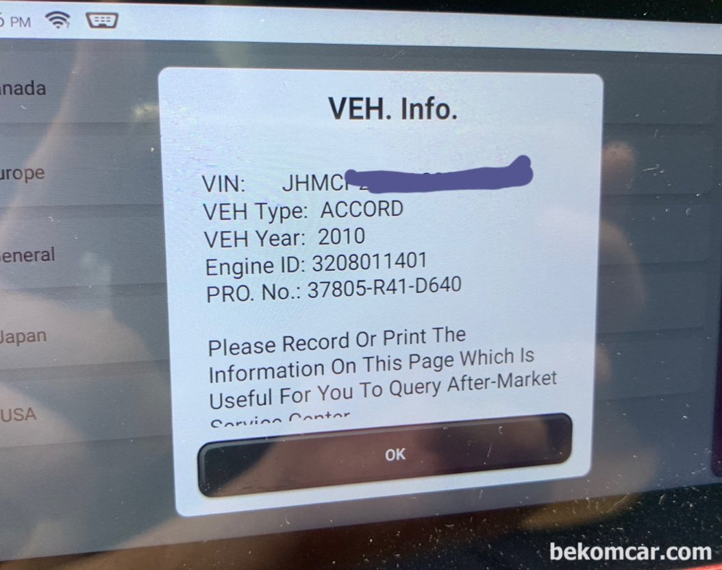 어코드 & 시빅 8세대 DTC P0171: Fuel System Too Lean DTC P0172: Fuel System Too Rich, |bekomcar.com