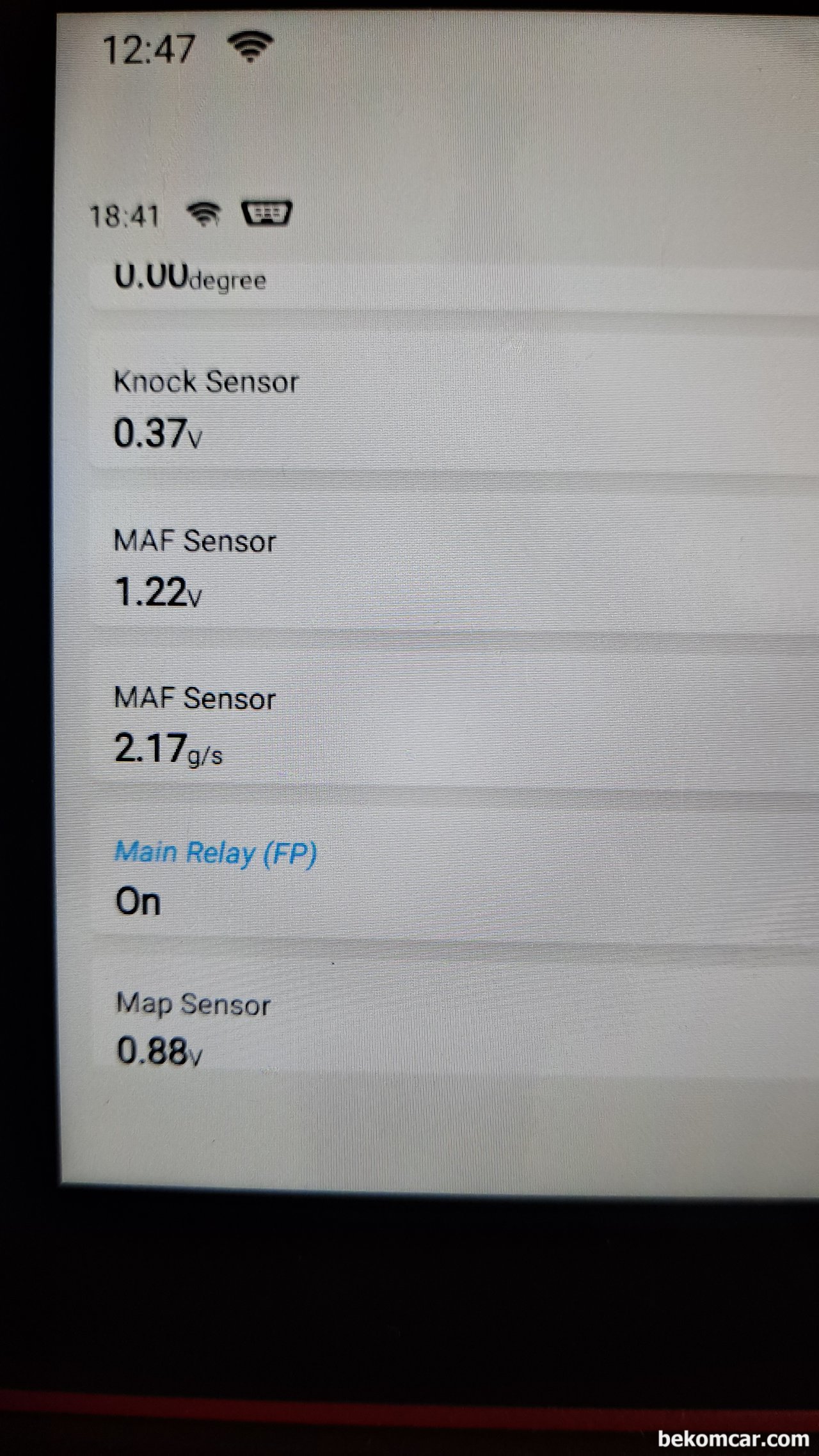 시빅 8세대 1.8L MAF MAP 센서값, 혼다 시빅 8세대 1.8L MAF MAP Knock Sensor 센서값|베콤카 (bekomcar.com)