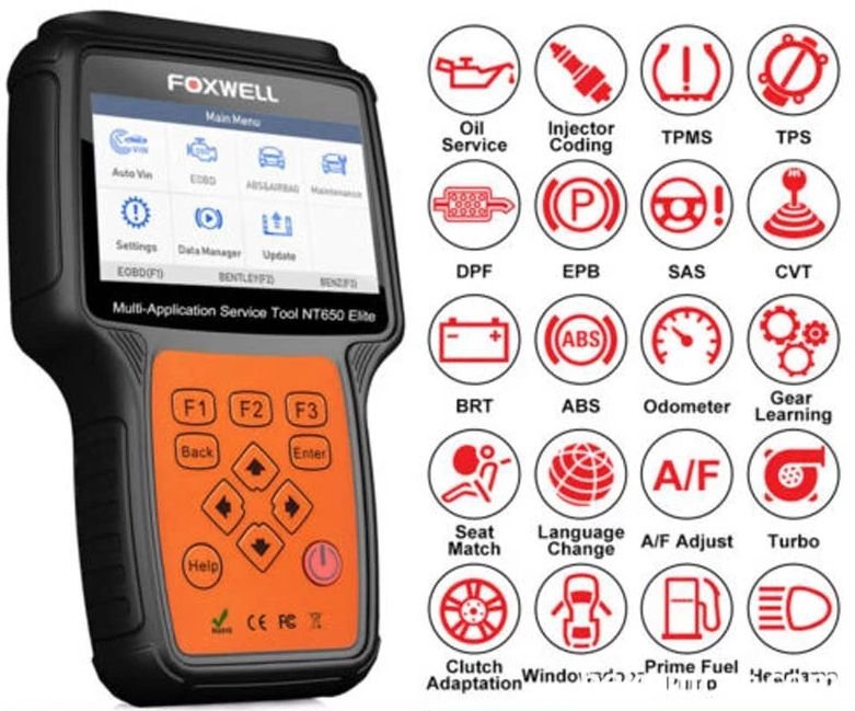 스캐너가 NT-650인데 쓰로틀바디 리셋을 어떻게 하는지 궁금합니다., FOXWELL-NT650 엘리트 OBD2 스캐너이다. 유지보수에 최적인 스캐너이다. 차량진단에 적합하지 않다. Photo courtesy of www.aliexpress.com|بيكومكار (bekomcar)