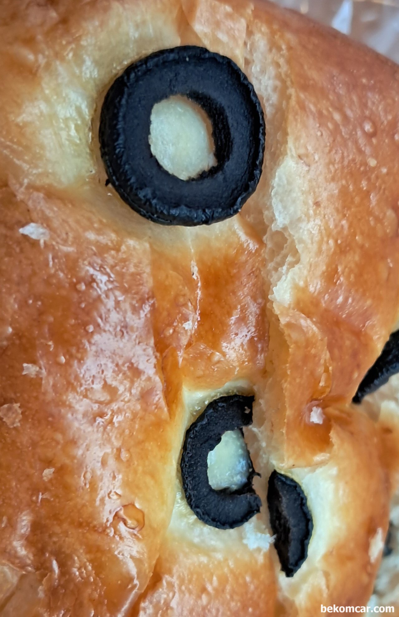 웃어요, 맛있는 올리브를 O링으로 착각, 점심으로 가져온 빵이다. 그런데, 순간 왜 O링이 라고 착각한 올리브 이다. 그냥 웃는다. 맛있게 빵을 먹었다.|베콤카 (bekomcar.com)