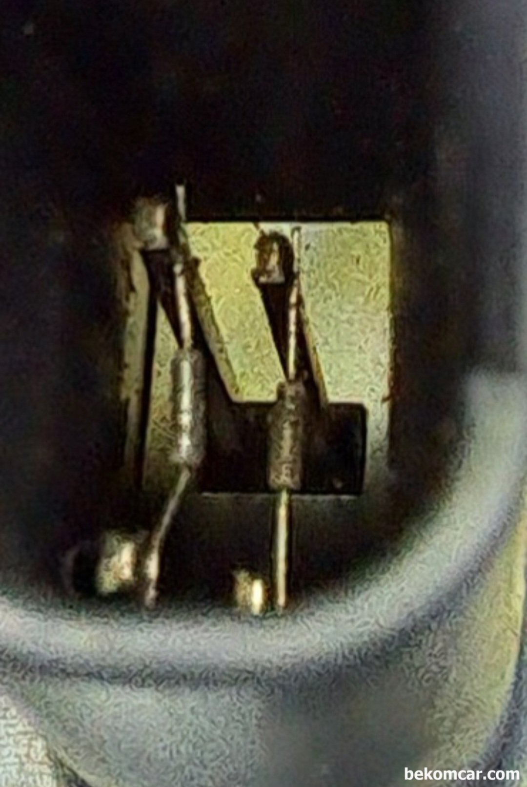 혼다 CRV 시빅 Edix MAF 공기량센서, 혼다 CRV 시빅 Edix MAF 공기량센서 (37980RTA003), 자세히 확대해서 보면 이물질들이 끼어있는것이 발견된다.|بيكومكار (bekomcar)