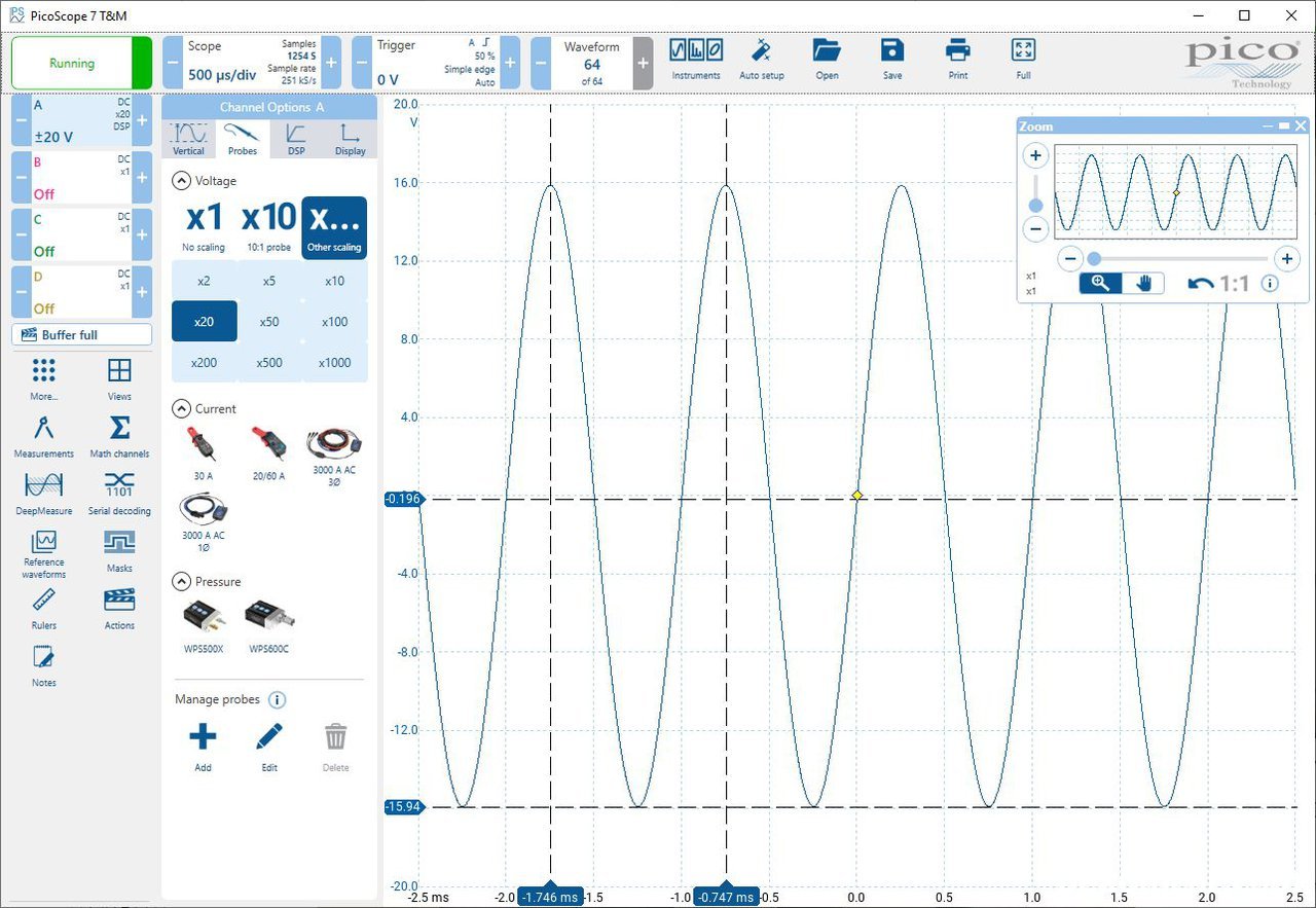 항상 중요한것은 소프트웨어 와 창의적인 Critical Thinking 능력인듯, PICOSCOPE T&M Version 7 이다. 오랫동안 진화해온 소프트웨어이다. 매우 좋은 기능에 직관적이면서 무엇보다 기본값 이외에 사용자가 추가적인 설정을 할 수 있게되어 있다. 베콤카에서 기본으로 사용하는 오실로스코프중 하나이다.|بيكومكار  (bekomcar)